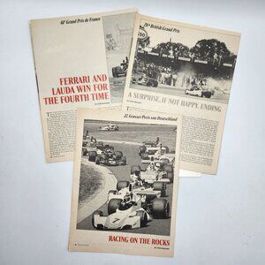 Road & Track November 1975 Ferrari And Lauda Win Magazine Article F1 Racing